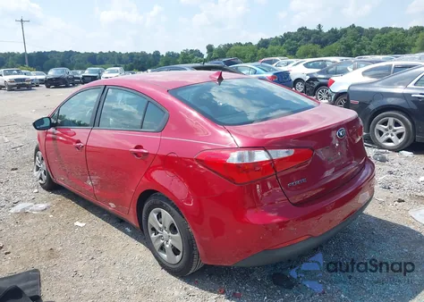2016 Kia Forte Lx z USA, uszkodzony, nr VIN KNAFX4A66G5541614